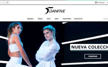 Página web Danfive - Daniela Ospina